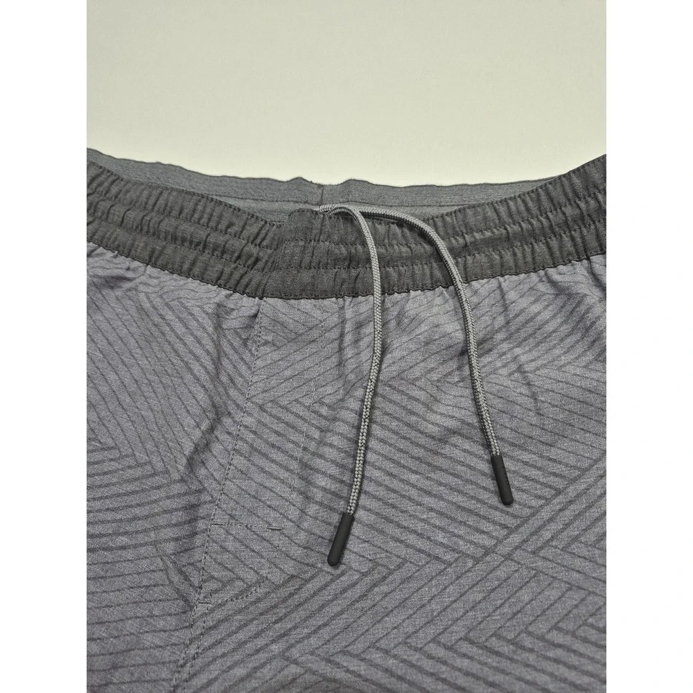 PrAna Slope Shorts Mens 2XL Gray Lined Athletic Running Gym Training